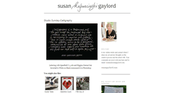 Desktop Screenshot of blog.susangaylord.com
